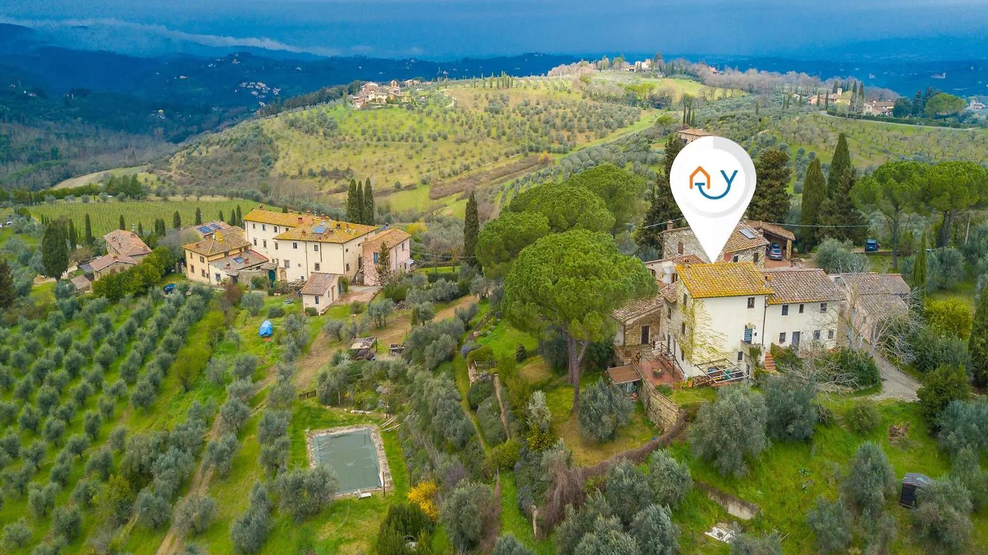 Apartment Tuscan Countryside Near Florence - Happy Rentals Impruneta